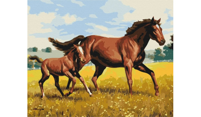 Picture Paint it - Family gallop