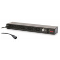 APC AP7920B power distribution unit (PDU) 8 AC outlet(s) 0U/1U Black