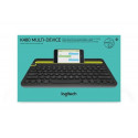 Logitech Bluetooth® Multi-Device K480 keyboard QWERTY US International Black, Lime