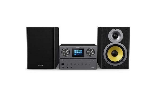 Philips TAM8905 Music System with Internet Radio, DAB+, Bluetooth, CD, USB, and Spotify Connect