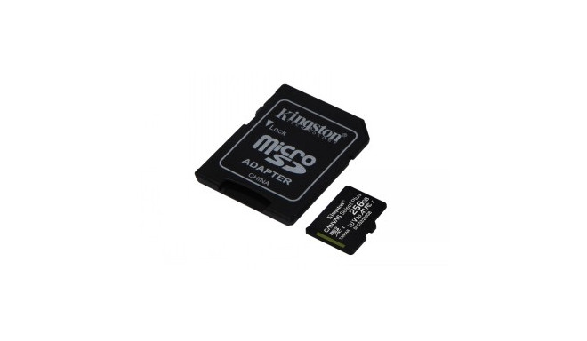 KINGSTON 256GB MICROSDHC CANVAS SELECT PLUS 100R