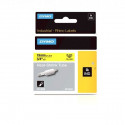 DYMO Rhino Termotoru 19mm x 1.5m / must kollasel (18058)