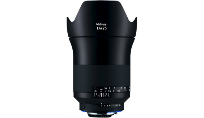 Zeiss Milvus 25mm f/1.4 objektiiv Canon EF (ZE)