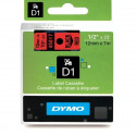 DYMO D1 Lint 12mm x 7m / must punasel (45017 / S0720570)