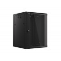 Lanberg WFFA-5615-10B rack cabinet 15U Wall mounted rack Black