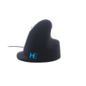 R-Go Tools R-Go HE Break Mouse, Ergonomic mouse, Anti-RSI software, Large (Hand Size above 185mm), L