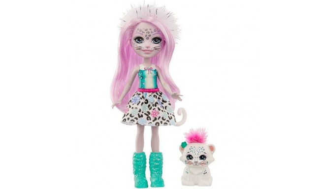 Enchantimals Sybill Snow Leopard and Flake