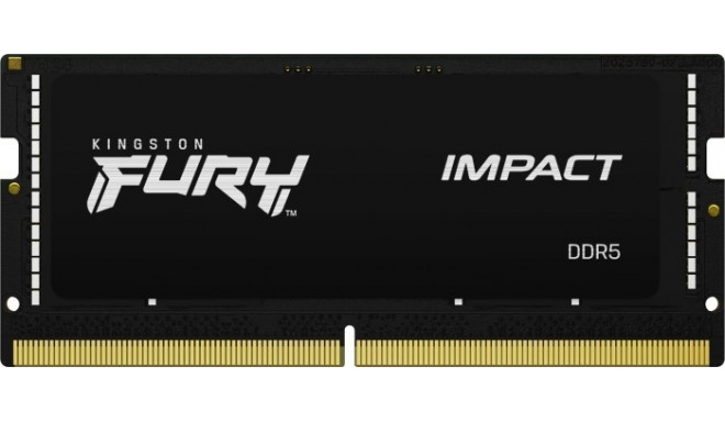 Kingston RAM DDR5 SODIMM Fury Impact 16GB (1x16GB)/4800 CL38