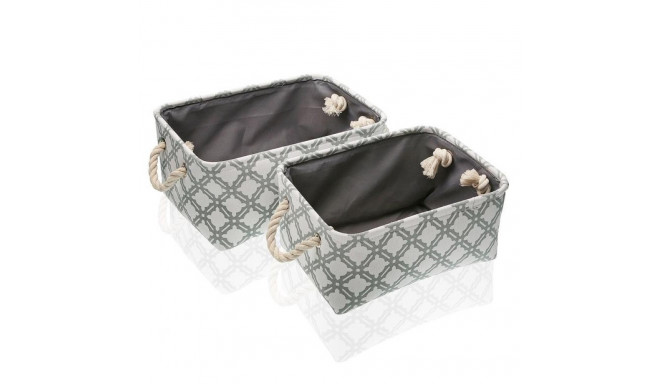 Basket set Versa Nasir Textile (2 Pieces) (35 x 16 x 25 cm)