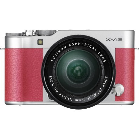 Fujifilm X-A3 + 16-50mm Kit, rozā