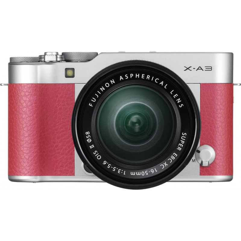 Fujifilm X-A3 + 16-50мм  Кит, розовый