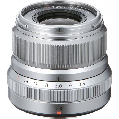 Fujinon XF 23 мм f/2.0 R WR объектив, серебристый