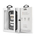 Karl Lagerfeld case for iPhone XR KLHCI61KICKC black hard case Karl & Choupette