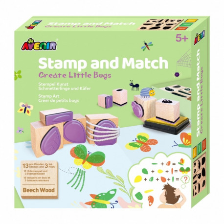 Avenir Stamp and match - Small insects