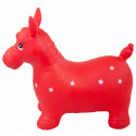 Sun Baby hop ball Rubber Horse, red/white