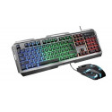 Trust GXT 845 Tural keyboard USB QWERTY Black