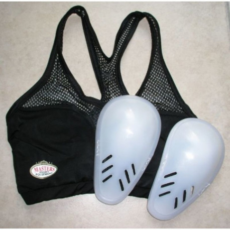 Breast protector for women Masters OP-1 black - do not expose (M)