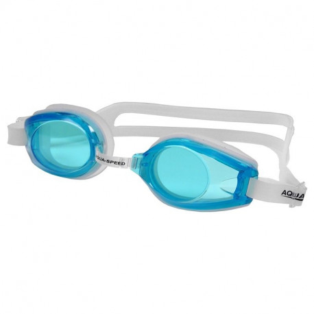 Aqua-Speed Avanti swimming goggles white/blue 29 /007