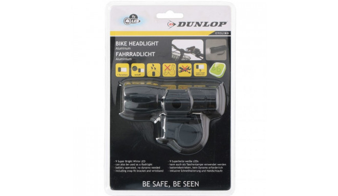 Dunlop Bike Headlight 9 LED 41688