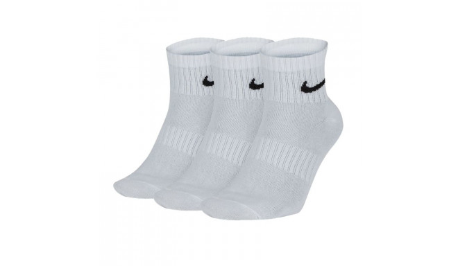 Nike Everyday Lightweight Ankle 3Pak M SX7677-100 socks (34 - 38)