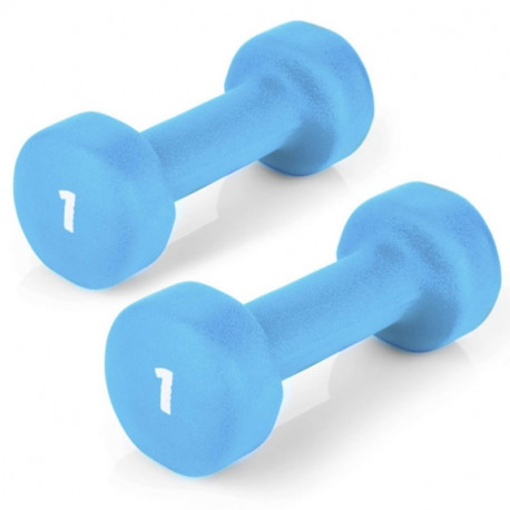 2x1kg vinyl dumbbells (2x1,00 kg)