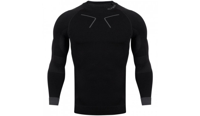Alpinus Tactical Base Layer Thermoactive Shirt Black and Gray M GT43219 (L)