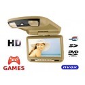 ROOF MONITOR LCD 9" DVD TV TUNER USB / SD GAMES