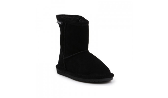 BearPaw Emma Toddler Zipper Jr 608TZ Black Neverwet Shoes (EU 24)