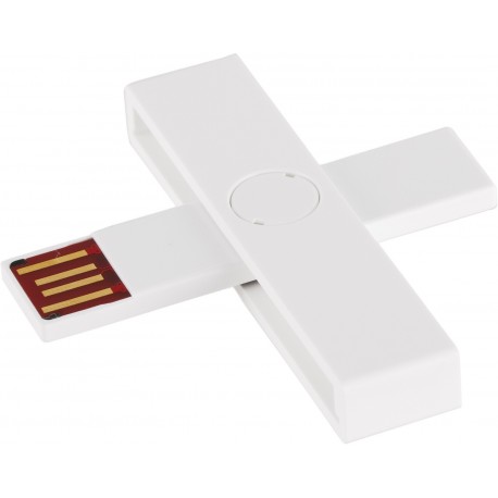 +ID ID-kaardi lugeja USB Blister, valge