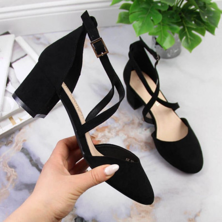 Sergio Leone W SK365A black strappy sandals (38)