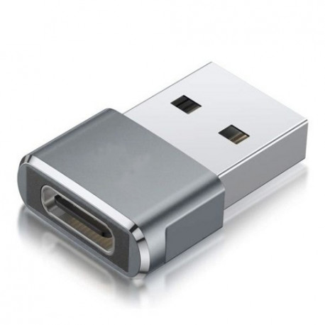 Fusion OTG adapter USB 3.0 to USB-C 3.1 silver color