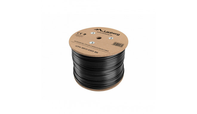 FTP Category 6 Rigid Network Cable Lanberg LCF6-30CU-0305-BK 305 m Black