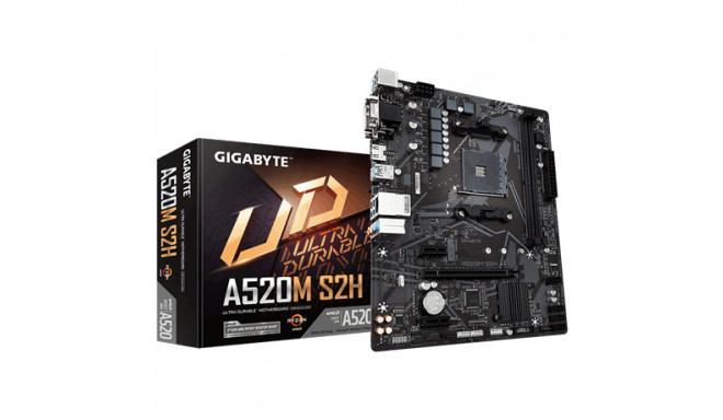 Gigabyte emaplaat A520M S2H AM4 DDR4