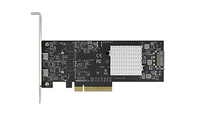 DeLOCK PCIe x8> 2xext. USB 20 Gbps USB-C - 89009