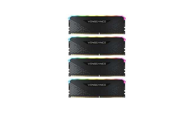 Corsair RAM DDR4 32GB 3600 CL 18 Vengeance RGB RS Quad Kit black