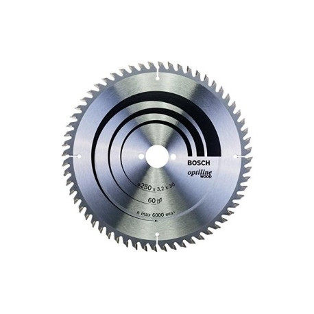 Bosch Powertools circular saw blade Optiline Wood T 250x30-60 - 2608640665