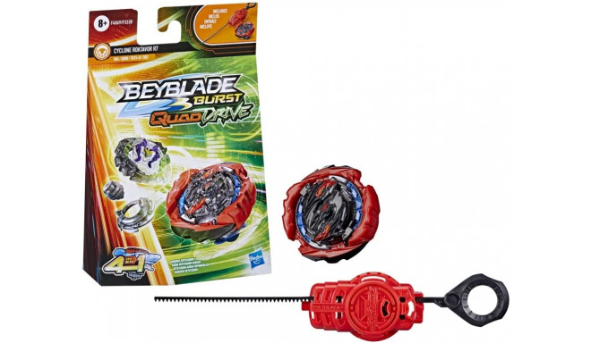 Hasbro Beyblade Burst QuadDrive Cyclone Roktavor R7 Starter Pack, Skill Game