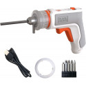 Black&Decker HEXDRIVER, cordless furniture screwdriver BCRTA01 (white/orange, 3.6 volts)