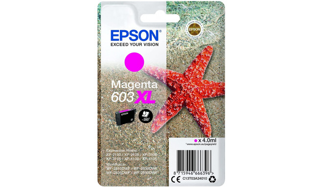Epson Magenta Ink 603XL (C13T03A34010)