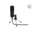 DeLOCK USB condenser microphone with stand 24 bit / 192 kHz for PC and notebook