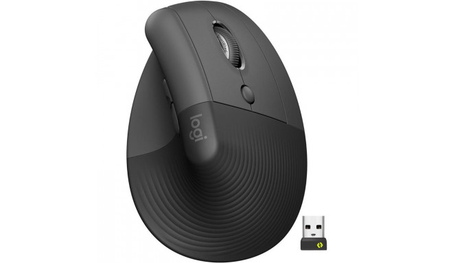 Juhtmata Hiir Logitech Lift Vertical Ergonomic, must