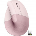 Logitech Lift Vertical Ergonomic Mouse, roosa - Juhtmevaba hiir