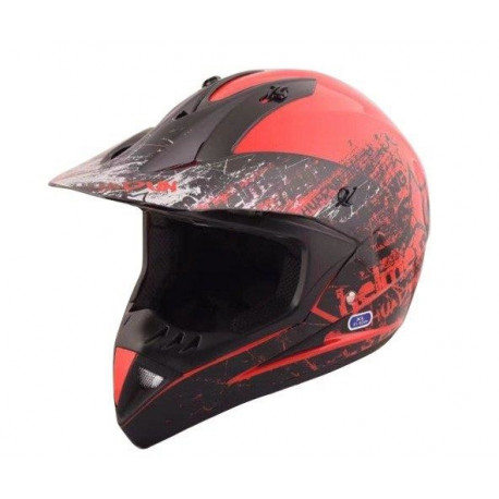 MOTORCYCLE HELMET HD-802 SIZE L ORANGE