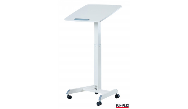 Kirjutuslaud Sun Flex® Easydesk Pro, reguleeritava kõrgusega, 60x52 cm, valge