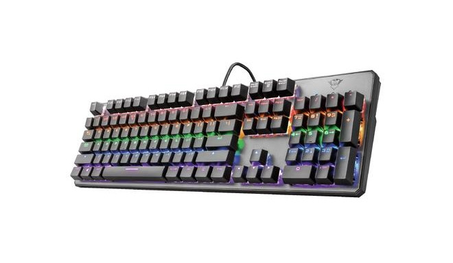 Trust GXT 865 Asta keyboard USB QWERTY Black