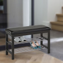 Stool - shoe rack Morgan Plus black