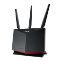ASUS AX5700 RT-AX86U wireless router Gigabit Ethernet Dual-band (2.4 GHz / 5 GHz) 3G 5G 4G Black, Re