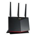 ASUS AX5700 RT-AX86U wireless router Gigabit Ethernet Dual-band (2.4 GHz / 5 GHz) 3G 5G 4G Black, Re