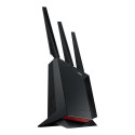 ASUS AX5700 RT-AX86U wireless router Gigabit Ethernet Dual-band (2.4 GHz / 5 GHz) 3G 5G 4G Black, Re