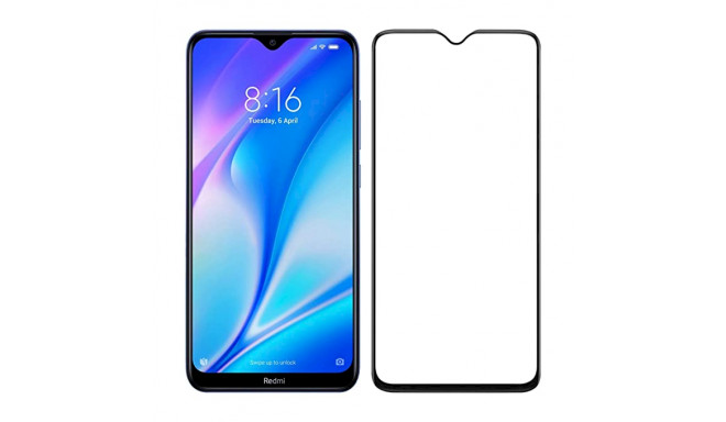 Fusion Full Glue 5D karastatud klaas, kaetud raamiga Xiaomi Redmi 8 | 8A must